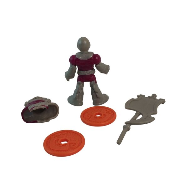 Fisher Price Imaginext Castle Battering Ram Vehicle Knight Figure Shooting Discs - Picture 8 of 10